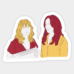 Jen and Judy - Dead to Me Sticker